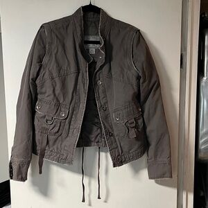 Arizona Jean company denim jacket with removable sleeves